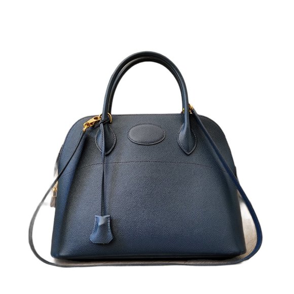Hermes Bolide 31 2-Way Bag Navy - Picture 2 of 11
